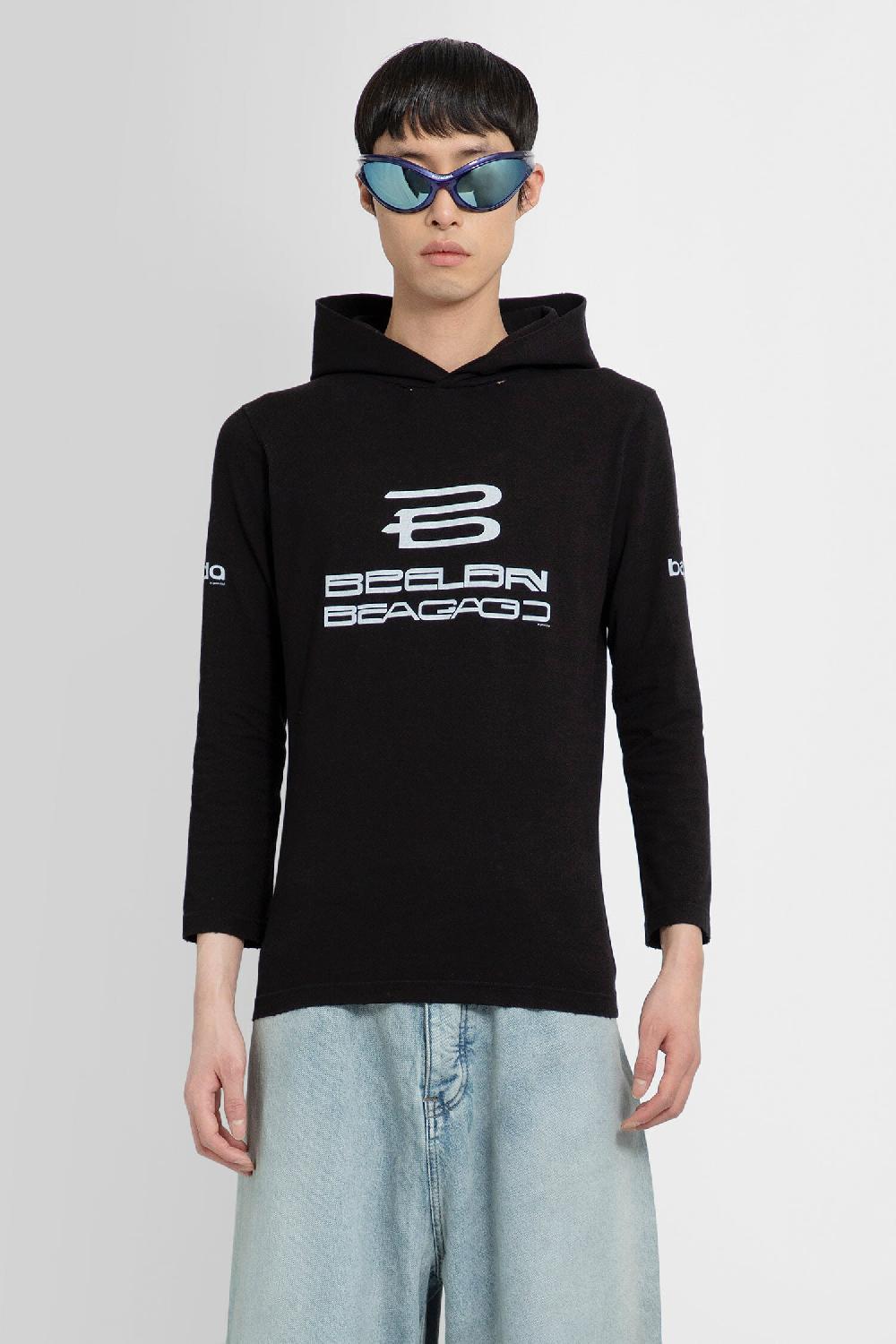 Antonioli BALENCIAGA MAN BLACK T-SHIRTS & TANK TOPS