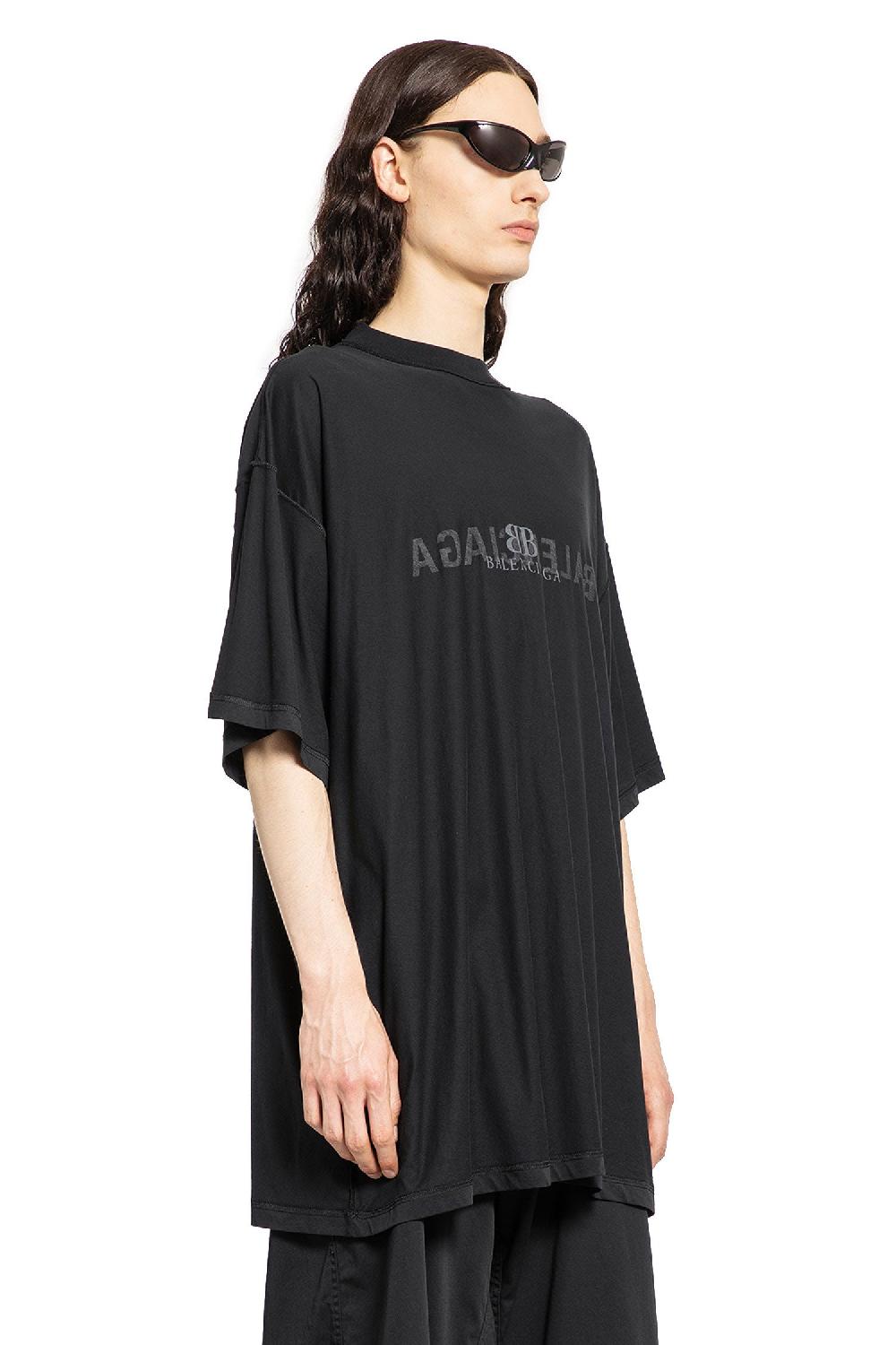 Antonioli BALENCIAGA MAN BLACK T-SHIRTS & TANK TOPS