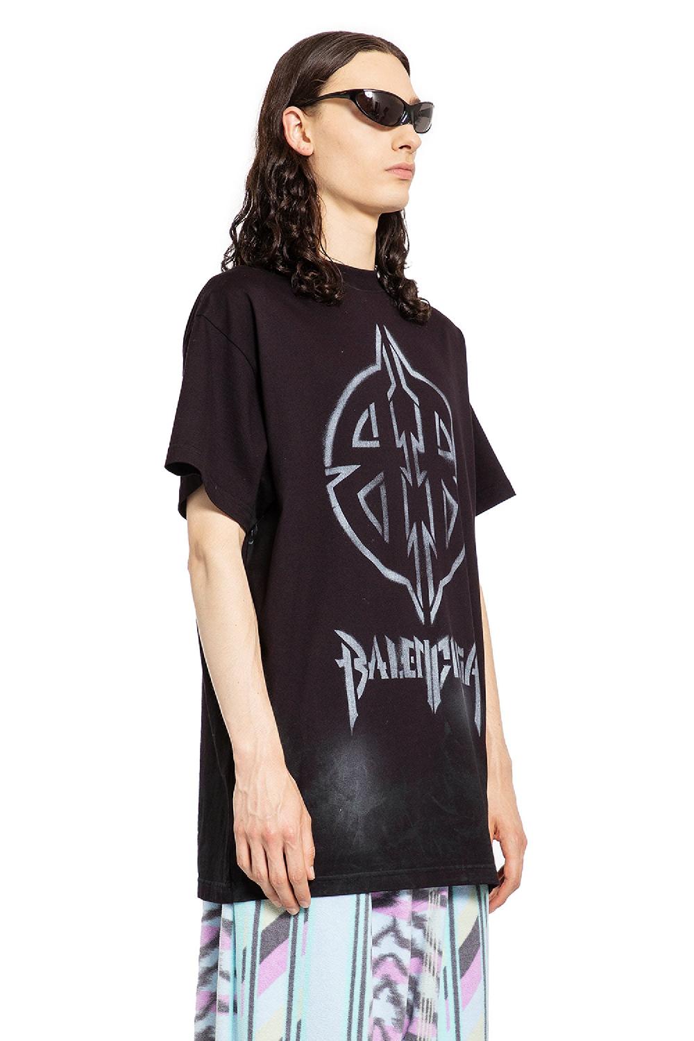 Antonioli BALENCIAGA MAN BLACK T-SHIRTS & TANK TOPS