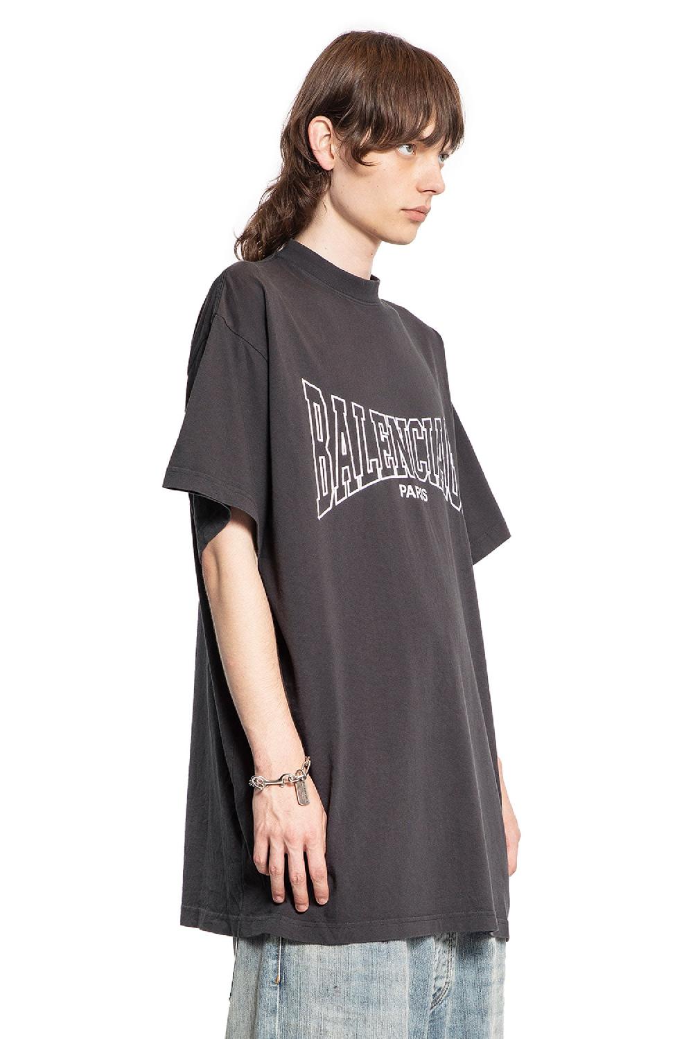 Antonioli BALENCIAGA MAN BLACK T-SHIRTS & TANK TOPS