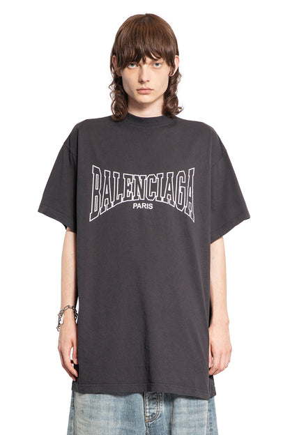 Antonioli BALENCIAGA MAN BLACK T-SHIRTS & TANK TOPS