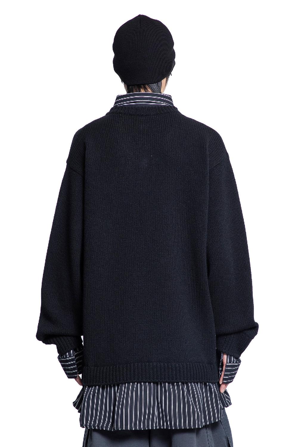 Antonioli BALENCIAGA MAN BLACK&WHITE KNITWEAR