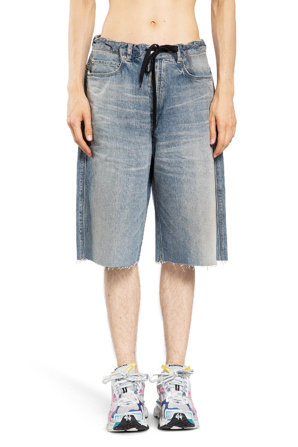 Antonioli BALENCIAGA MAN BLUE SHORTS & SKIRTS