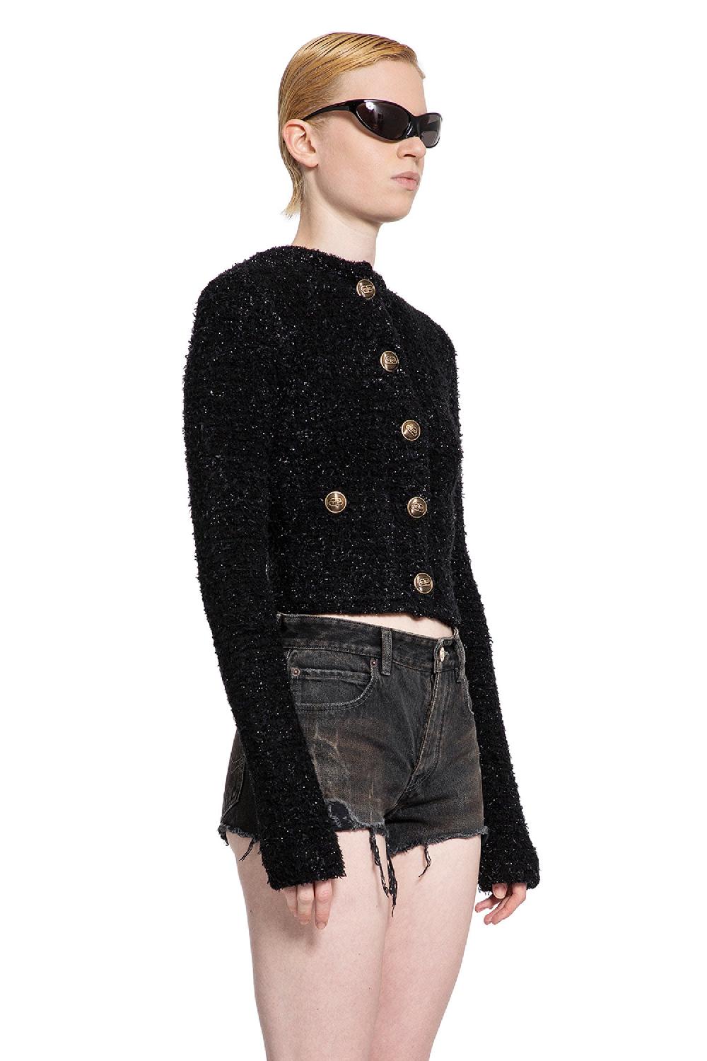 Antonioli BALENCIAGA WOMAN BLACK KNITWEAR