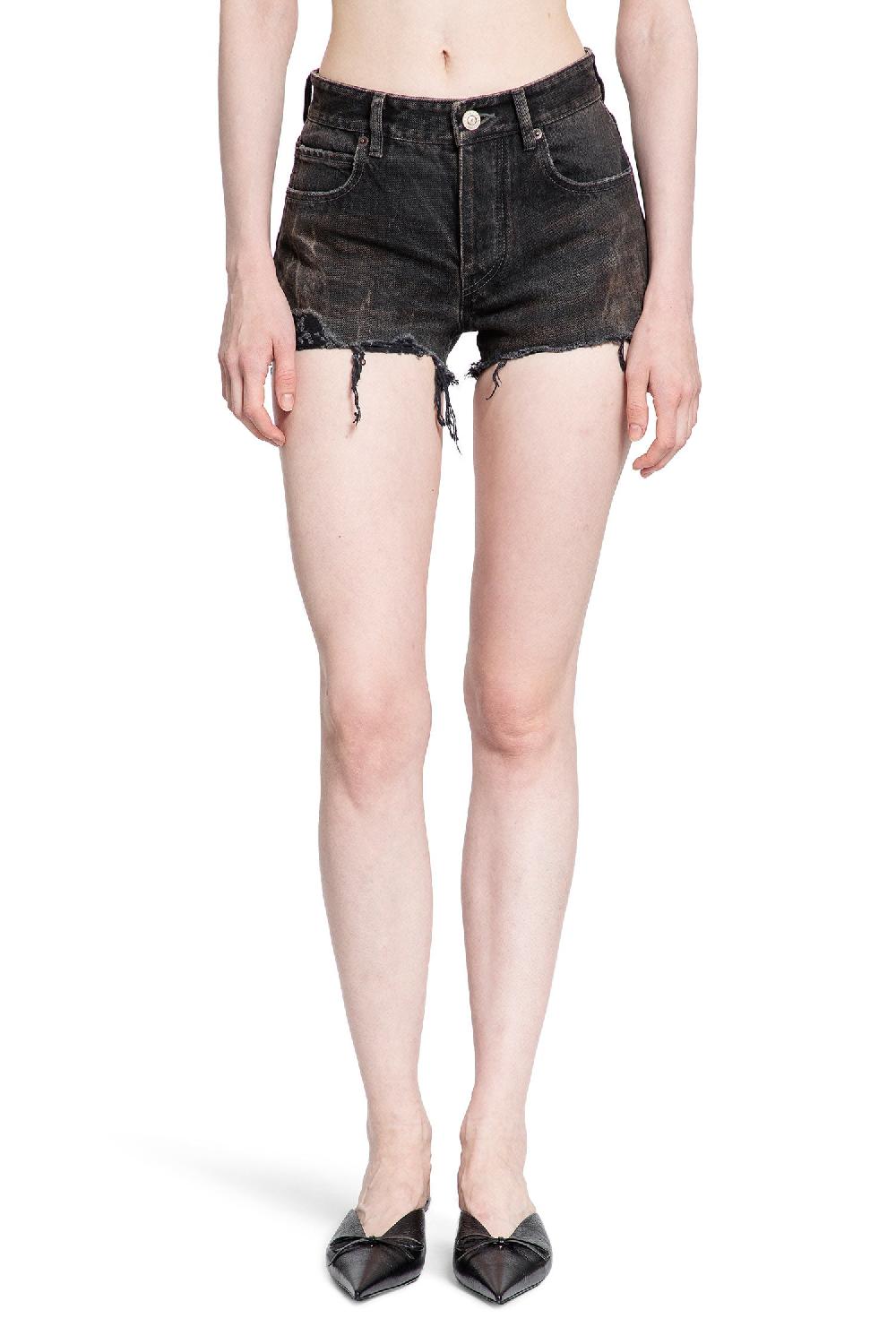 Antonioli BALENCIAGA WOMAN BLACK SHORTS