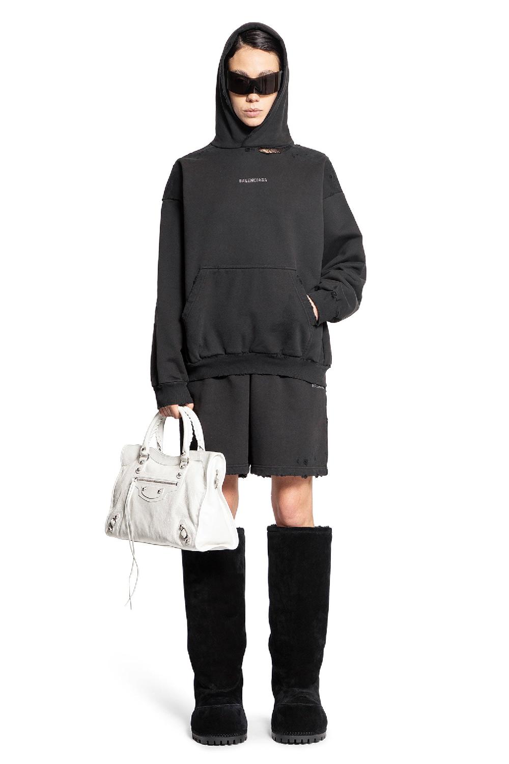 Antonioli BALENCIAGA WOMAN BLACK SHORTS