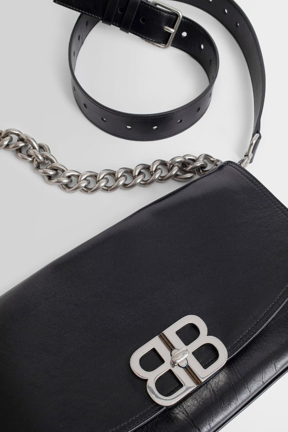 Antonioli BALENCIAGA WOMAN BLACK SHOULDER BAGS