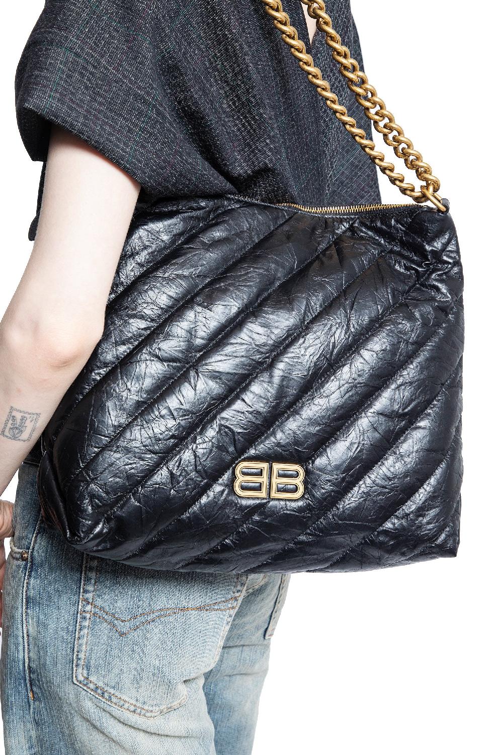 Antonioli BALENCIAGA WOMAN BLACK SHOULDER BAGS