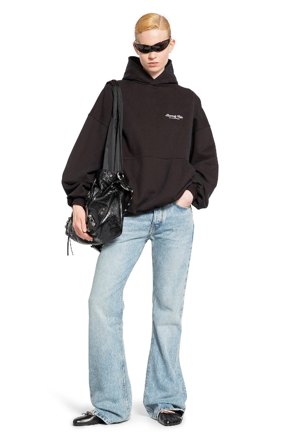 Antonioli BALENCIAGA WOMAN BLACK SWEATSHIRTS