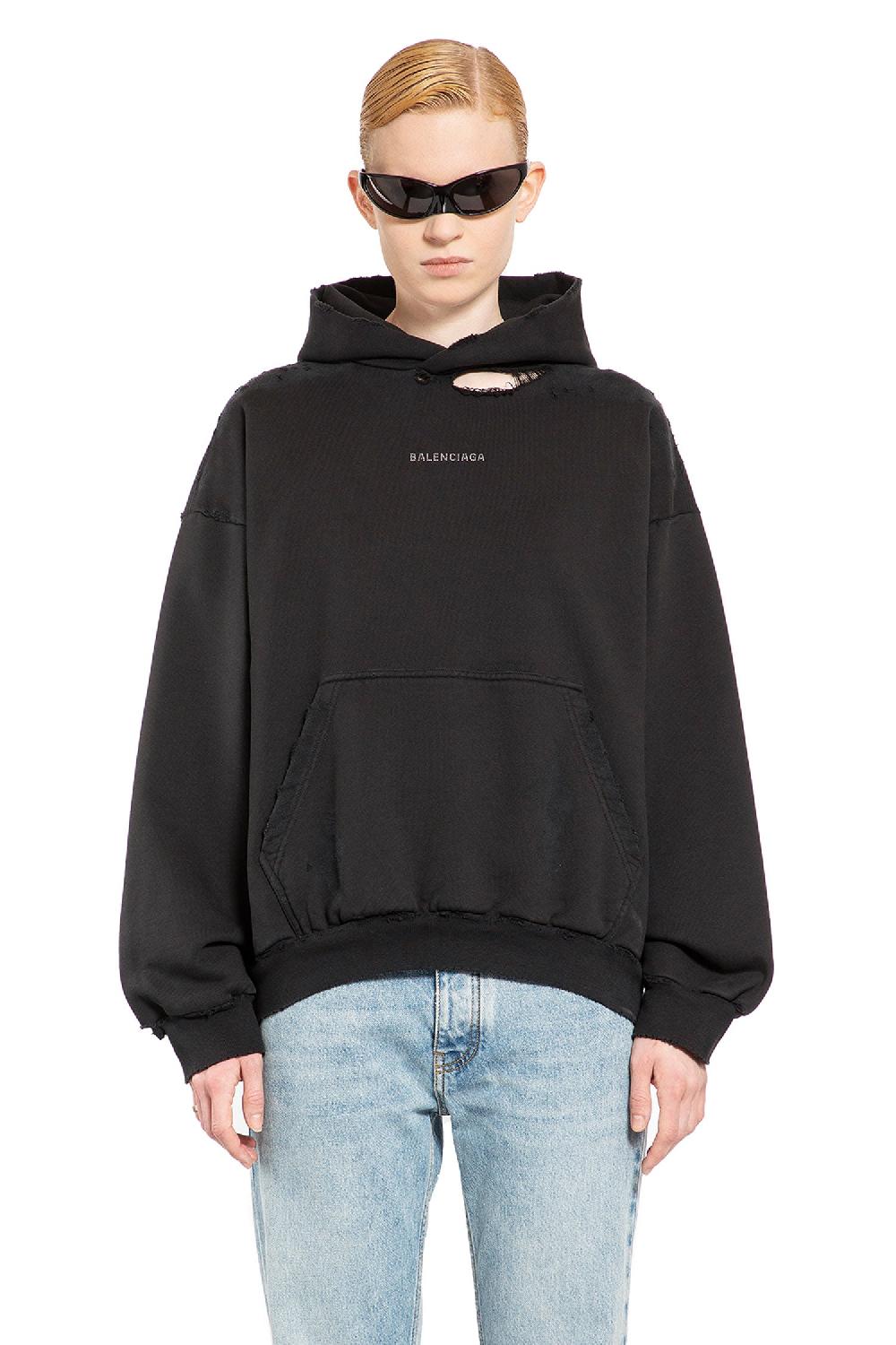 Antonioli BALENCIAGA WOMAN BLACK SWEATSHIRTS