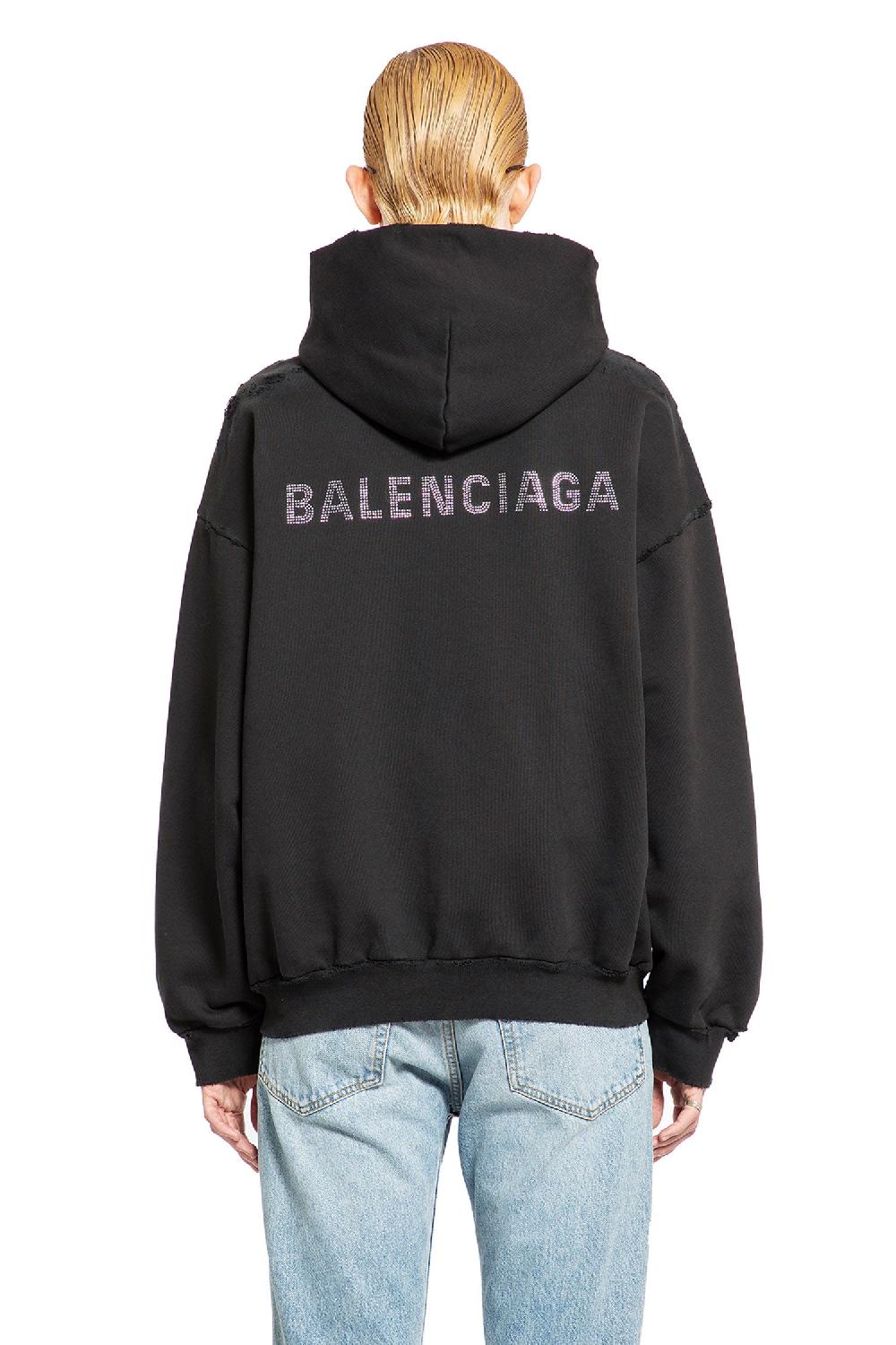 Antonioli BALENCIAGA WOMAN BLACK SWEATSHIRTS