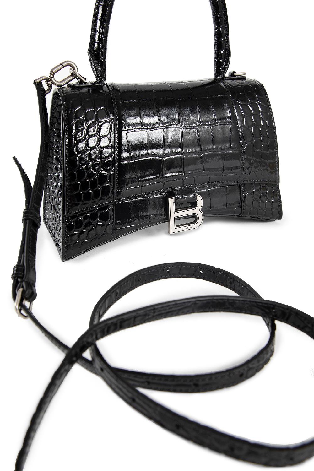 Antonioli BALENCIAGA WOMAN BLACK TOP HANDLE BAGS