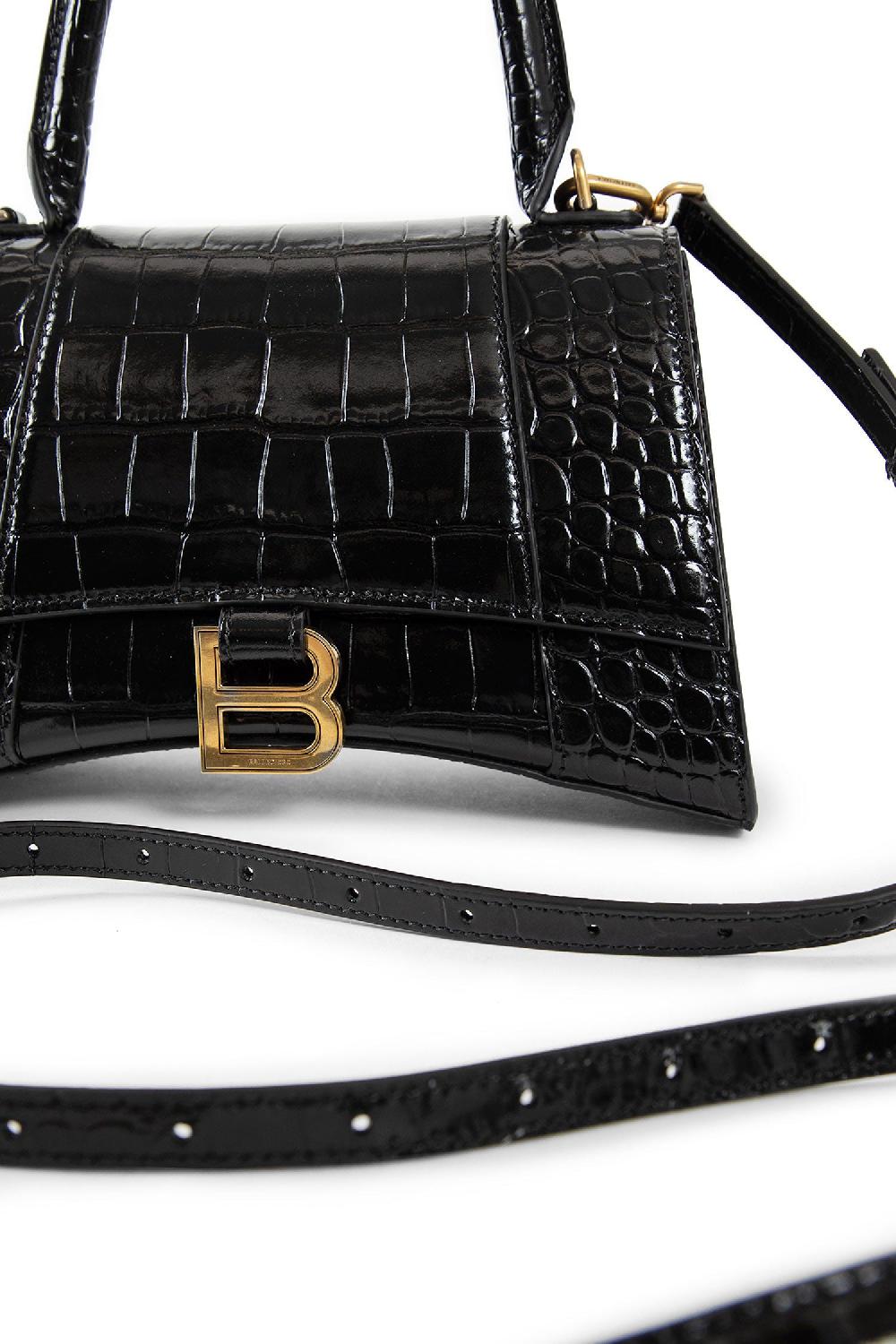 Antonioli BALENCIAGA WOMAN BLACK TOP HANDLE BAGS