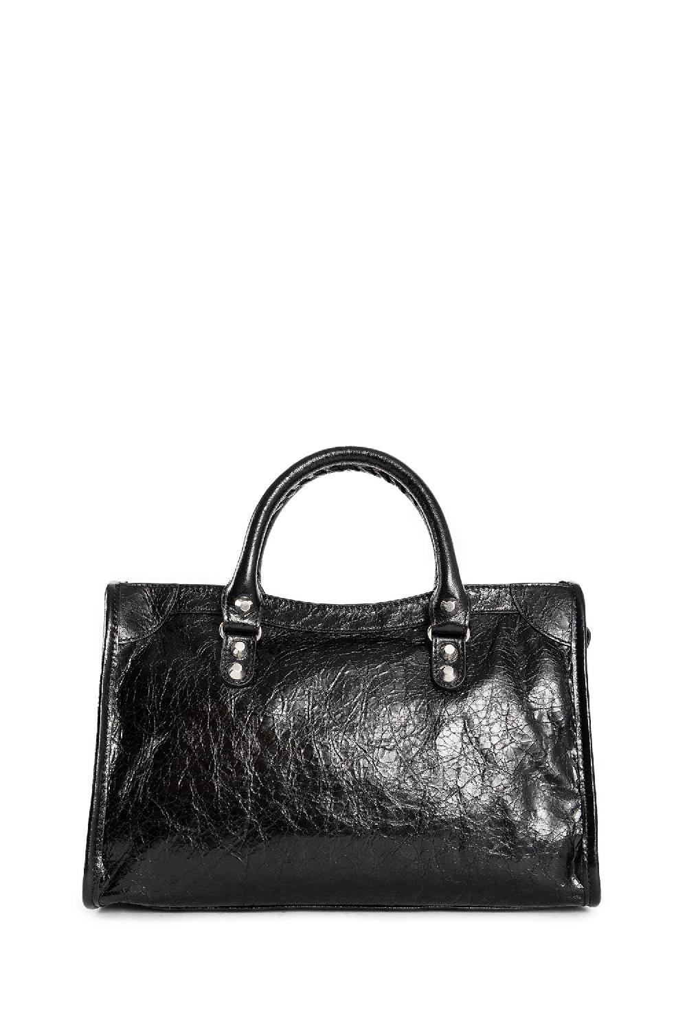 Antonioli BALENCIAGA WOMAN BLACK TOP HANDLE BAGS