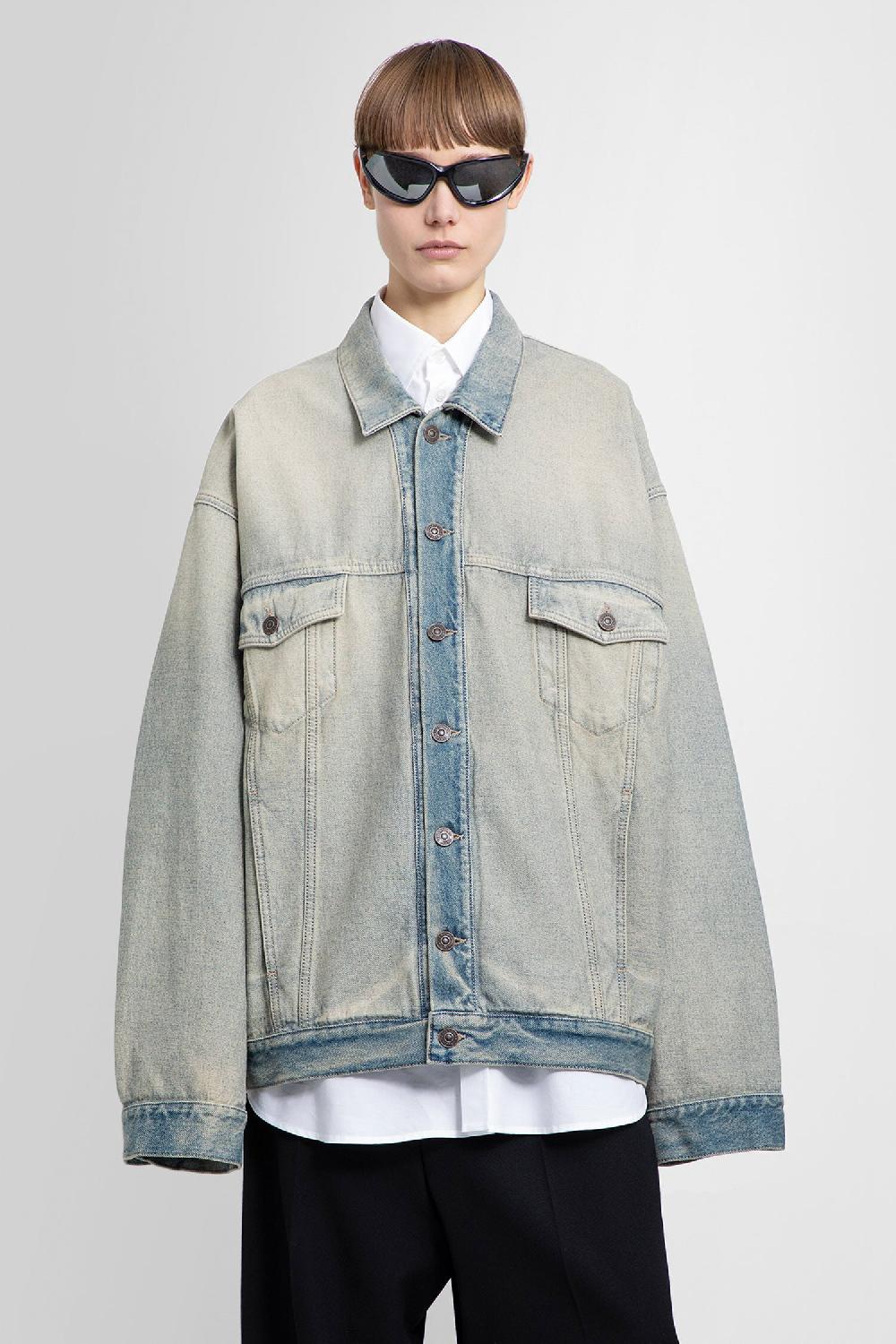 Antonioli BALENCIAGA WOMAN BLUE JACKETS