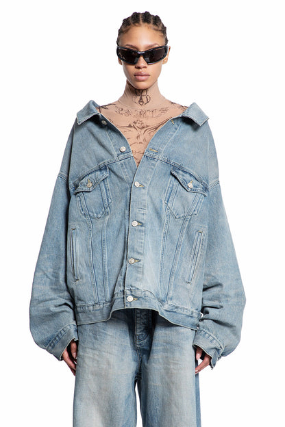 Antonioli BALENCIAGA WOMAN BLUE JACKETS