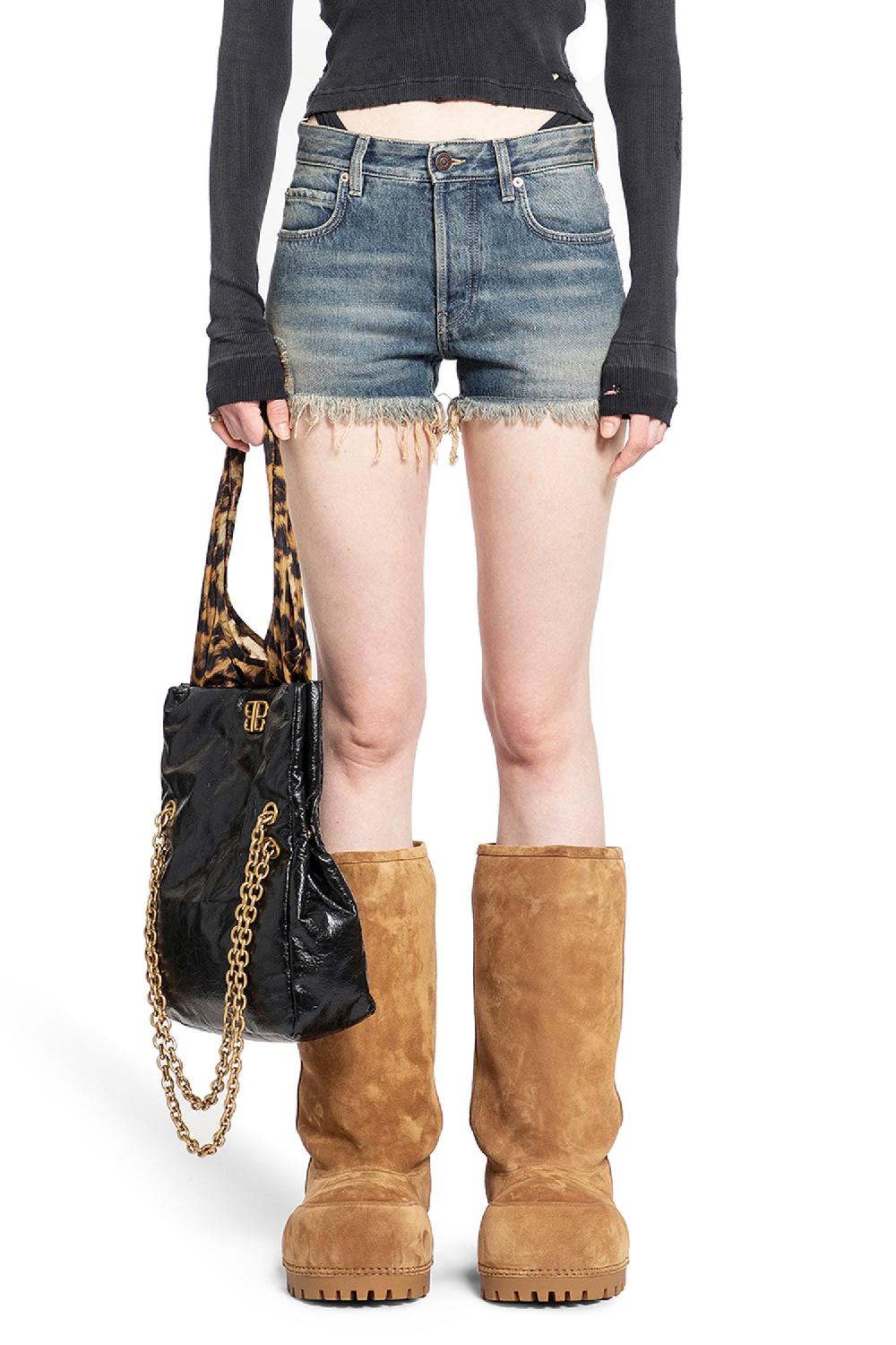 Antonioli BALENCIAGA WOMAN BLUE SHORTS