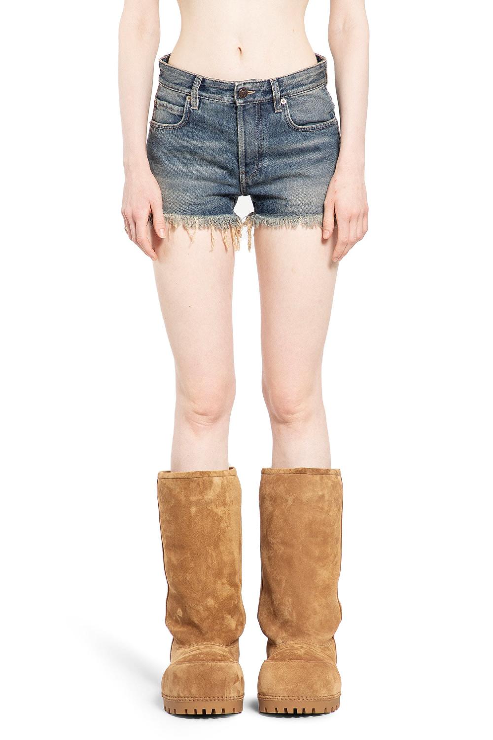 Antonioli BALENCIAGA WOMAN BLUE SHORTS