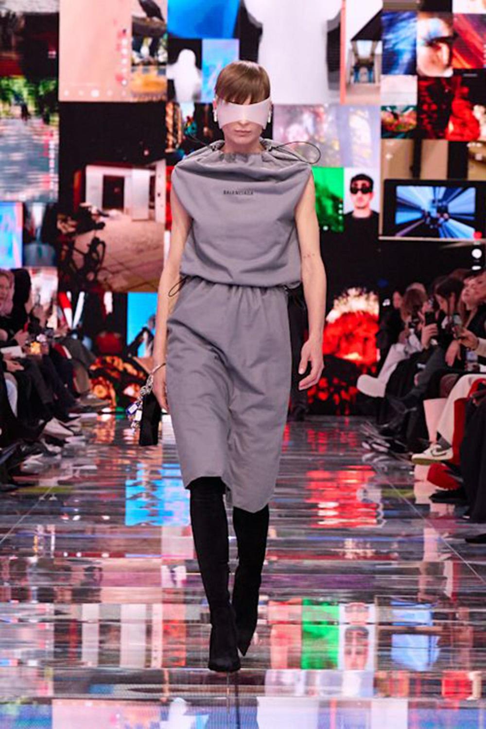 Antonioli BALENCIAGA WOMAN GREY SKIRTS