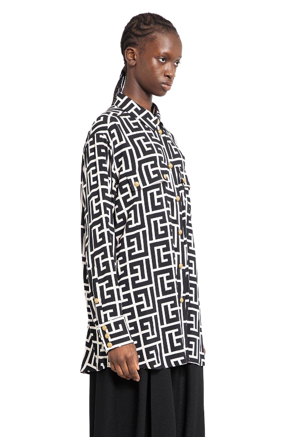 Antonioli BALMAIN WOMAN BLACK&WHITE SHIRTS