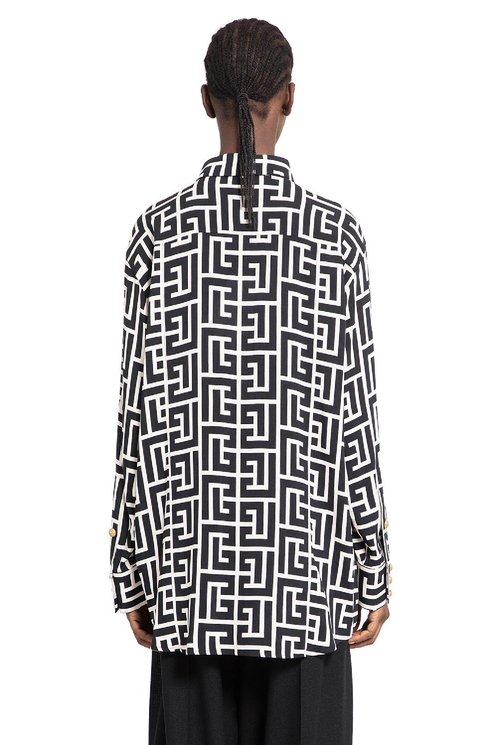 Antonioli BALMAIN WOMAN BLACK&WHITE SHIRTS