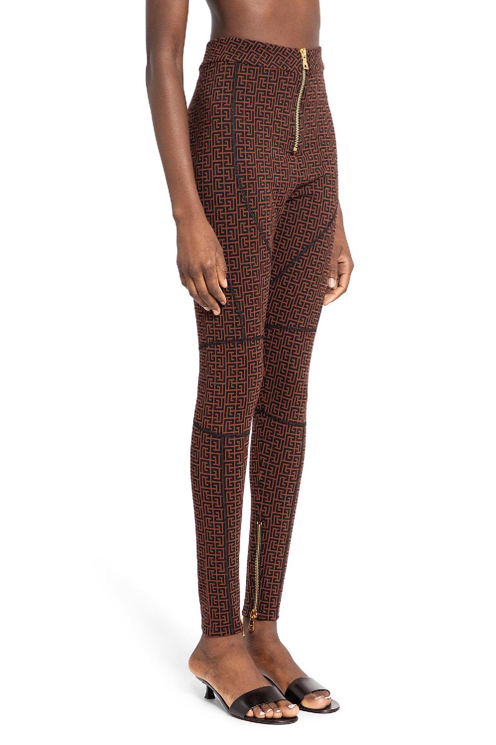 Antonioli BALMAIN WOMAN BROWN TROUSERS
