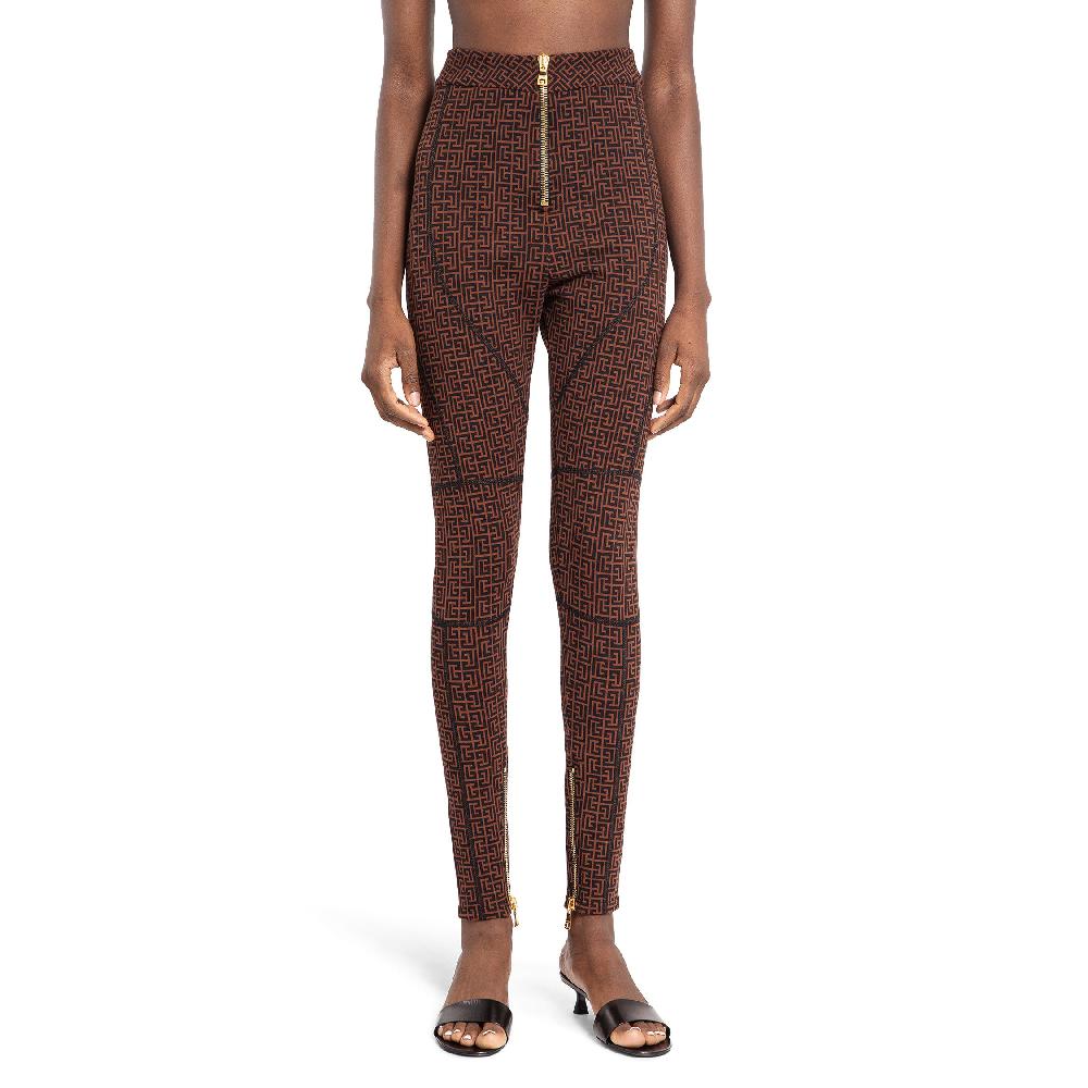 Antonioli BALMAIN WOMAN BROWN TROUSERS