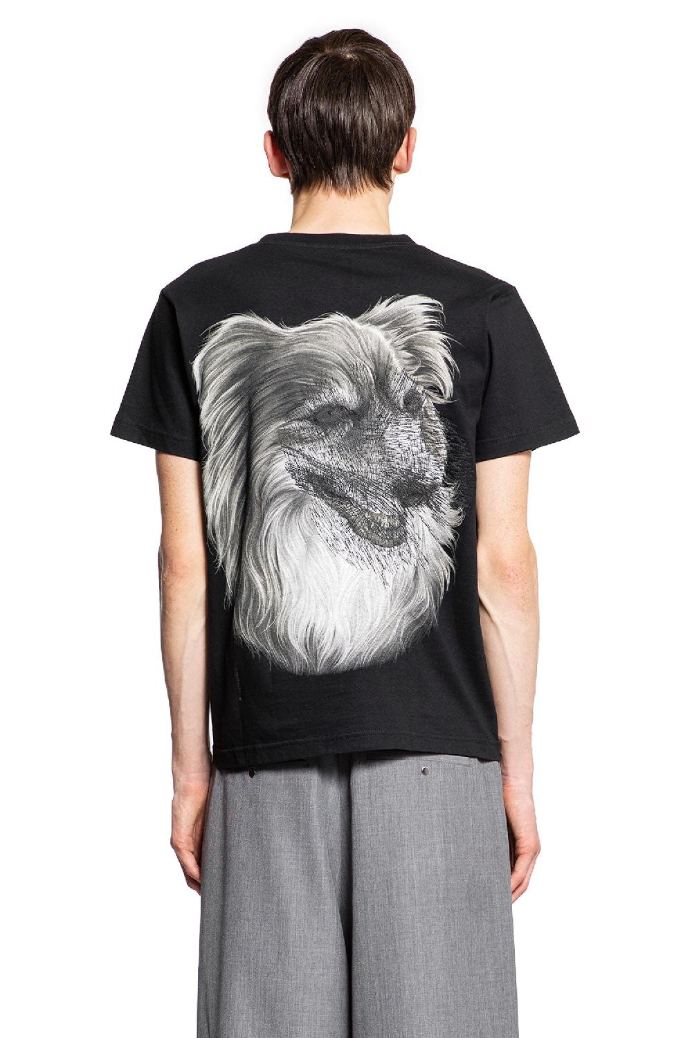 Antonioli BLESS MAN BLACK T-SHIRTS & TANK TOPS