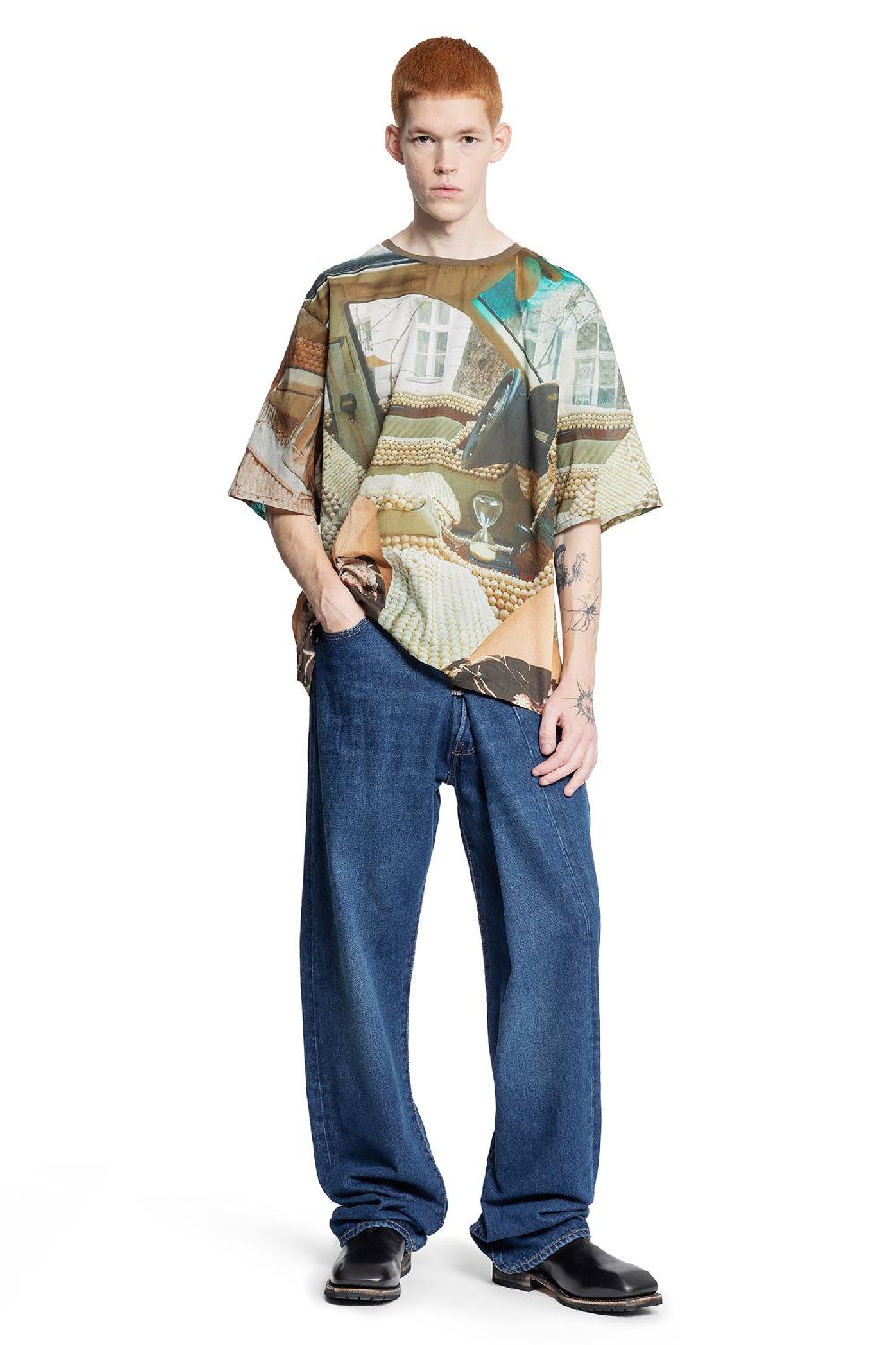 Antonioli BLESS MAN MULTICOLOR T-SHIRTS & TANK TOPS