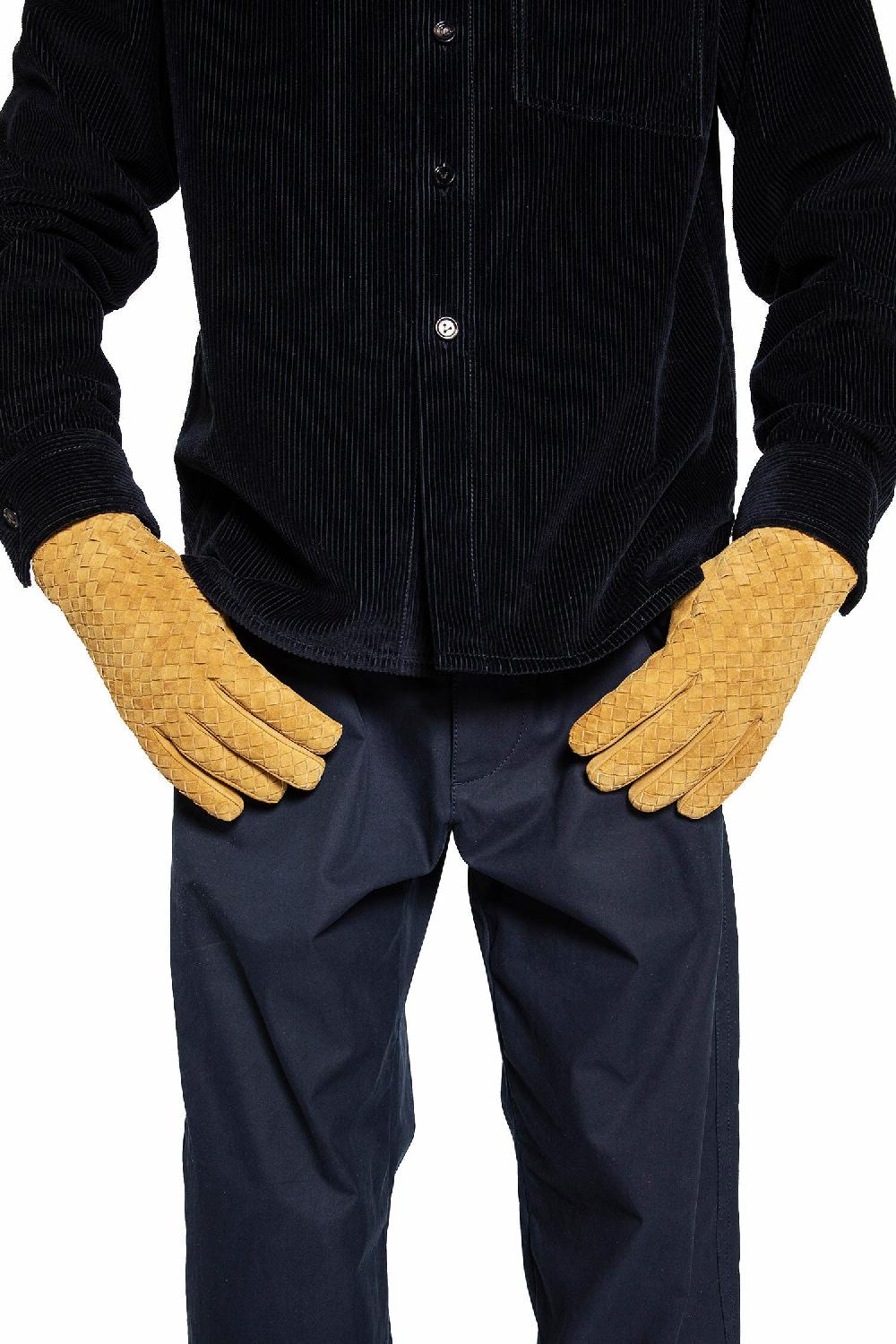 Antonioli BOTTEGA VENETA MAN BEIGE GLOVES