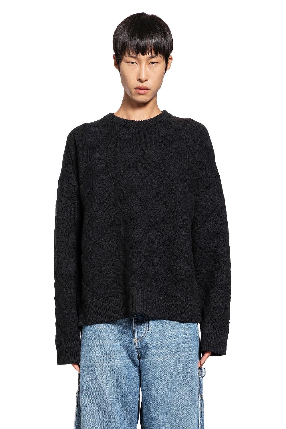 Antonioli BOTTEGA VENETA MAN BLACK KNITWEAR