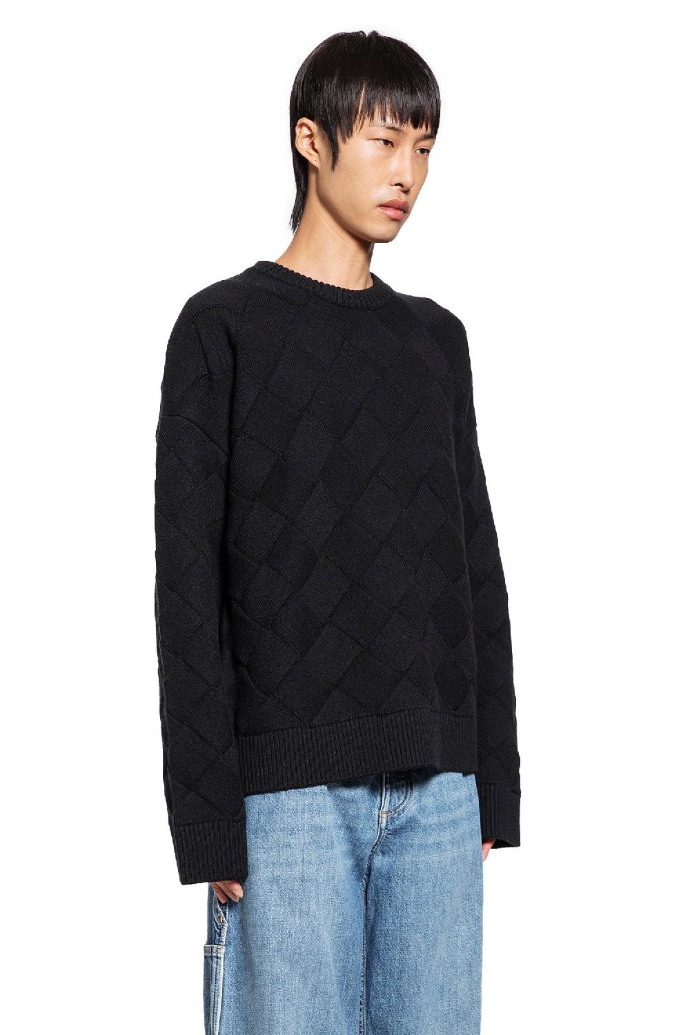Antonioli BOTTEGA VENETA MAN BLACK KNITWEAR