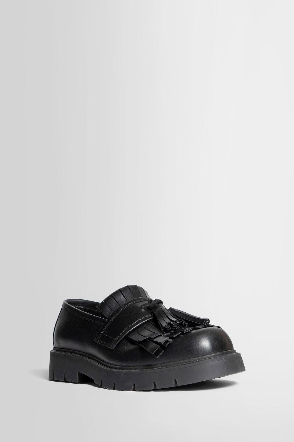 Antonioli BOTTEGA VENETA MAN BLACK LOAFERS & FLATS