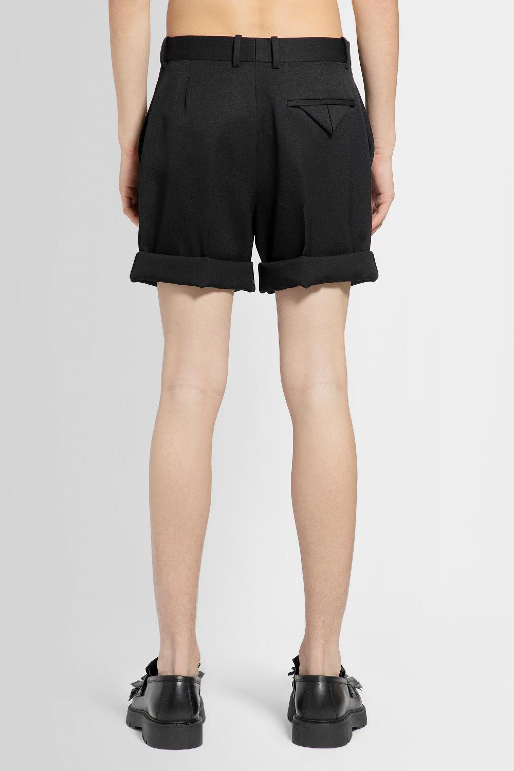 Antonioli BOTTEGA VENETA MAN BLACK SHORTS & SKIRTS