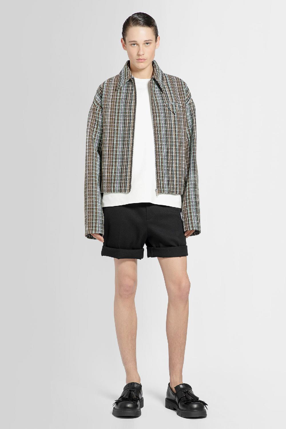Antonioli BOTTEGA VENETA MAN BLACK SHORTS & SKIRTS