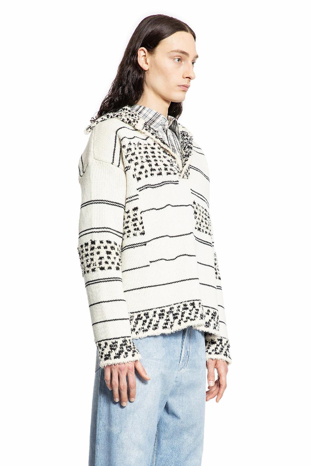 Antonioli BOTTEGA VENETA MAN BLACK&WHITE KNITWEAR