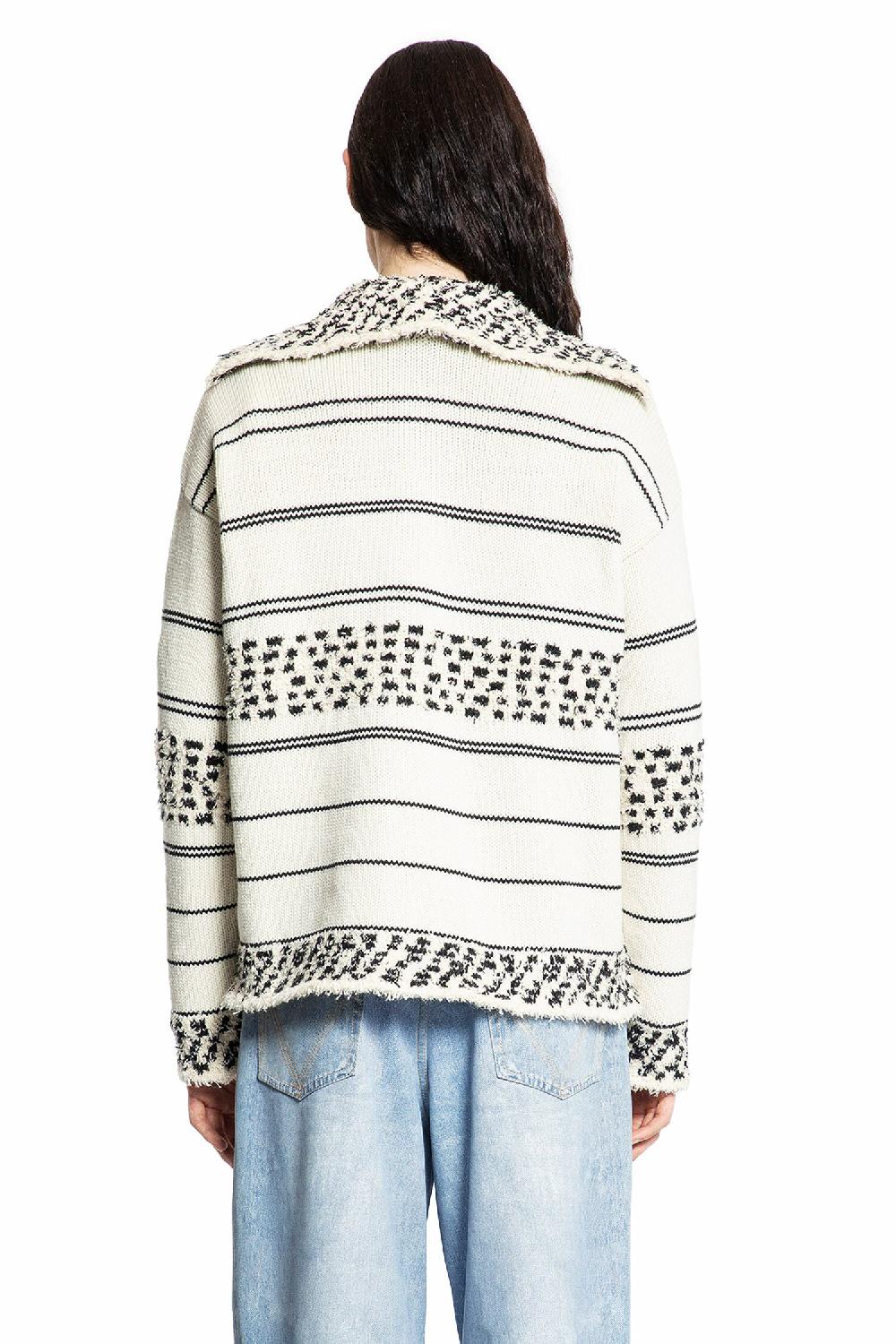 Antonioli BOTTEGA VENETA MAN BLACK&WHITE KNITWEAR