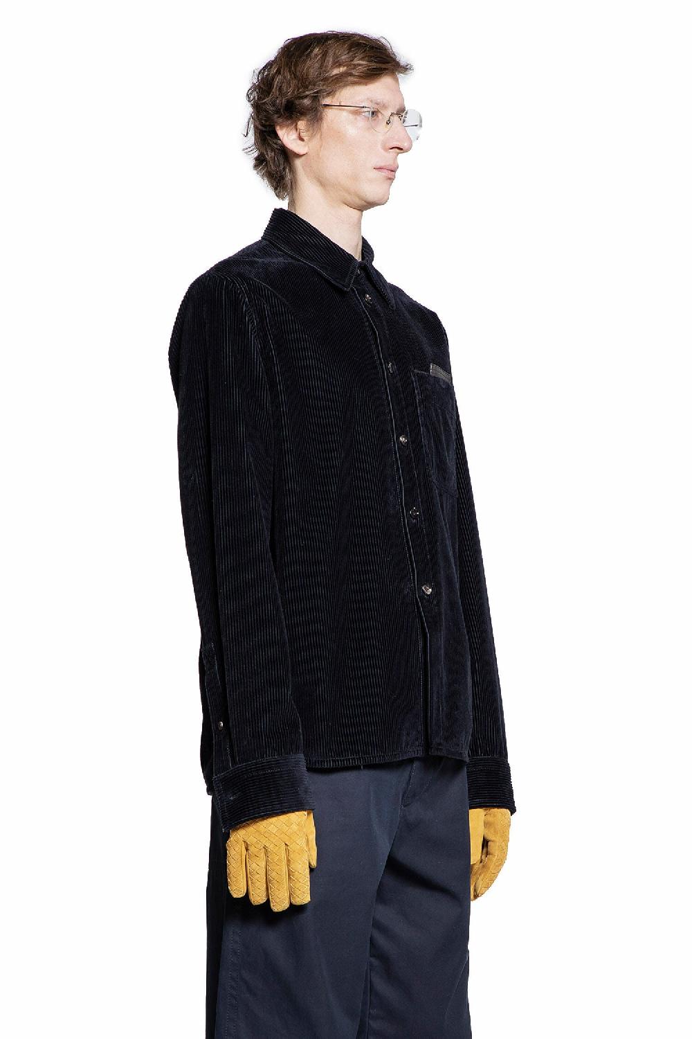 Antonioli BOTTEGA VENETA MAN BLUE SHIRTS