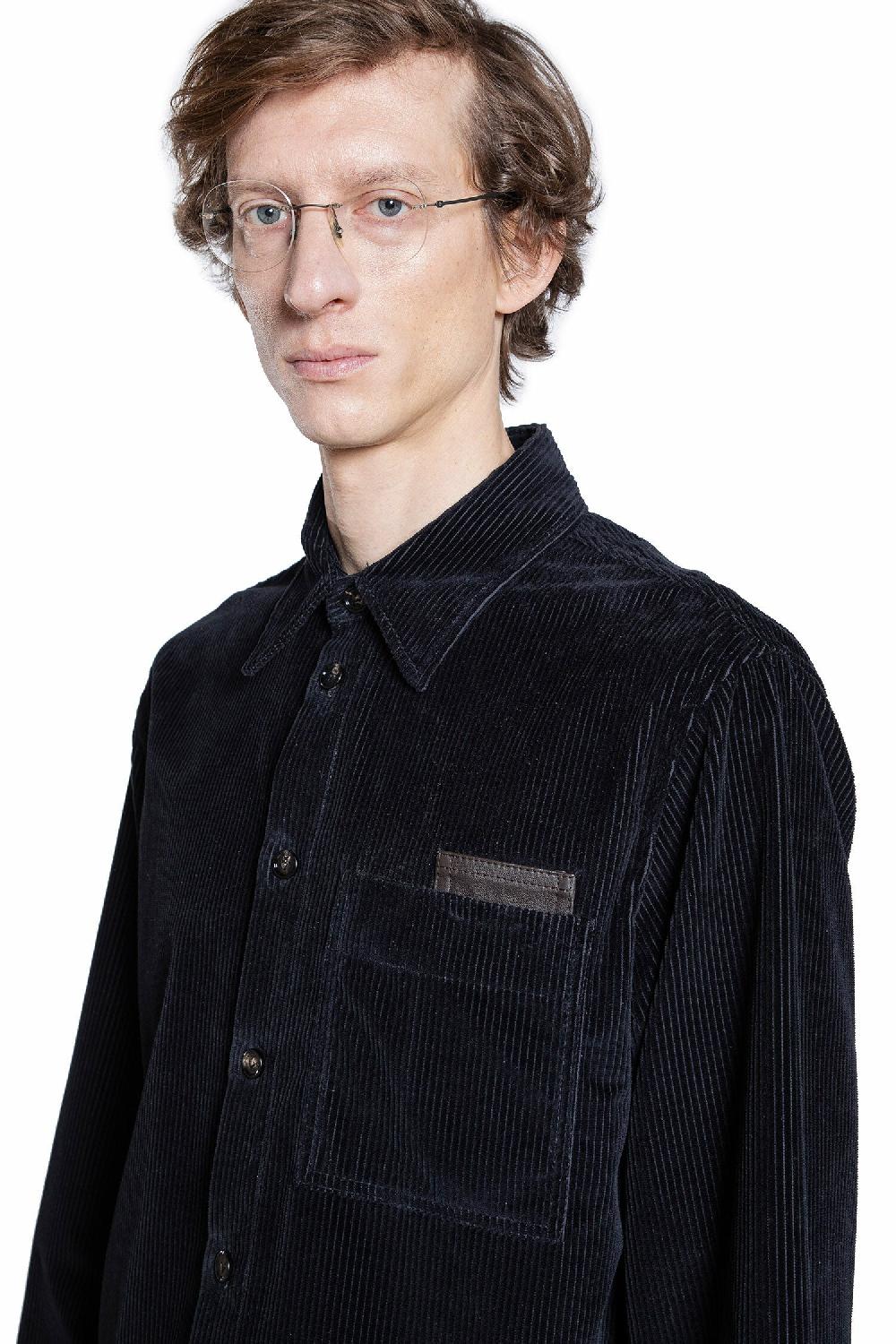 Antonioli BOTTEGA VENETA MAN BLUE SHIRTS