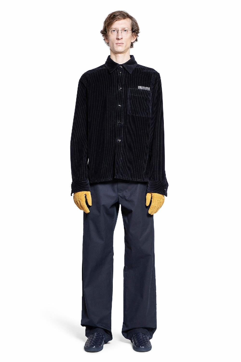 Antonioli BOTTEGA VENETA MAN BLUE TROUSERS