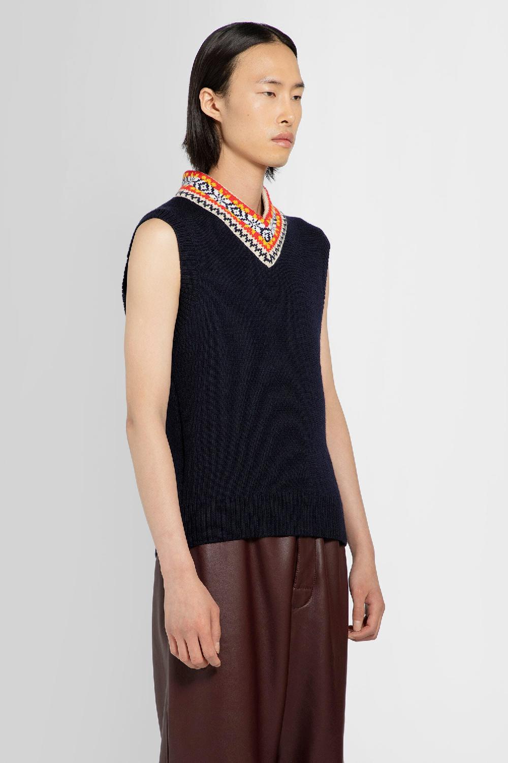 Antonioli BOTTEGA VENETA MAN BLUE VESTS