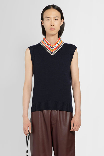 Antonioli BOTTEGA VENETA MAN BLUE VESTS