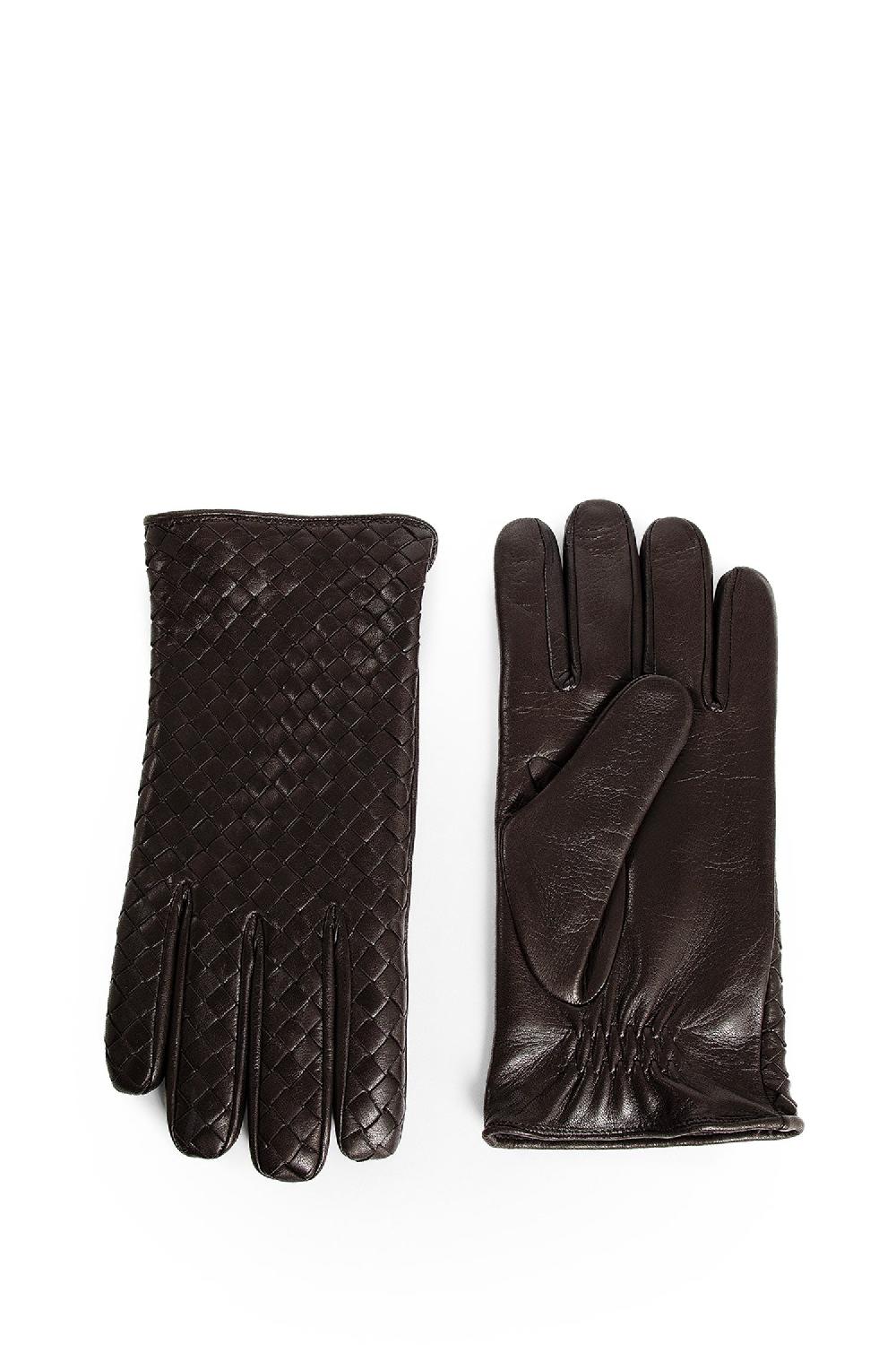 Antonioli BOTTEGA VENETA MAN BROWN GLOVES