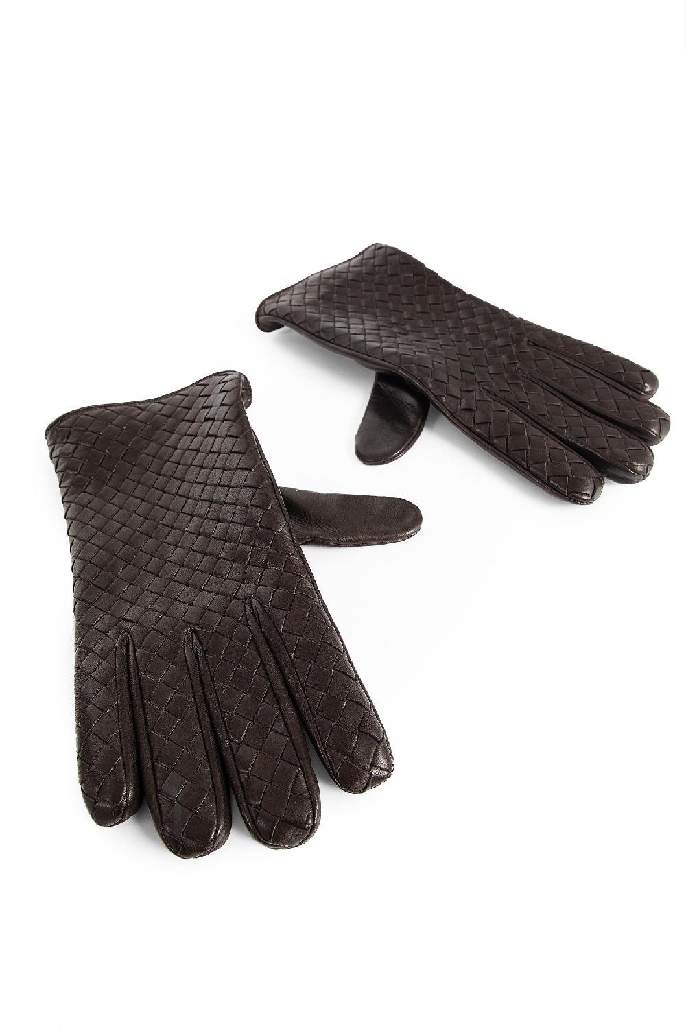 Antonioli BOTTEGA VENETA MAN BROWN GLOVES