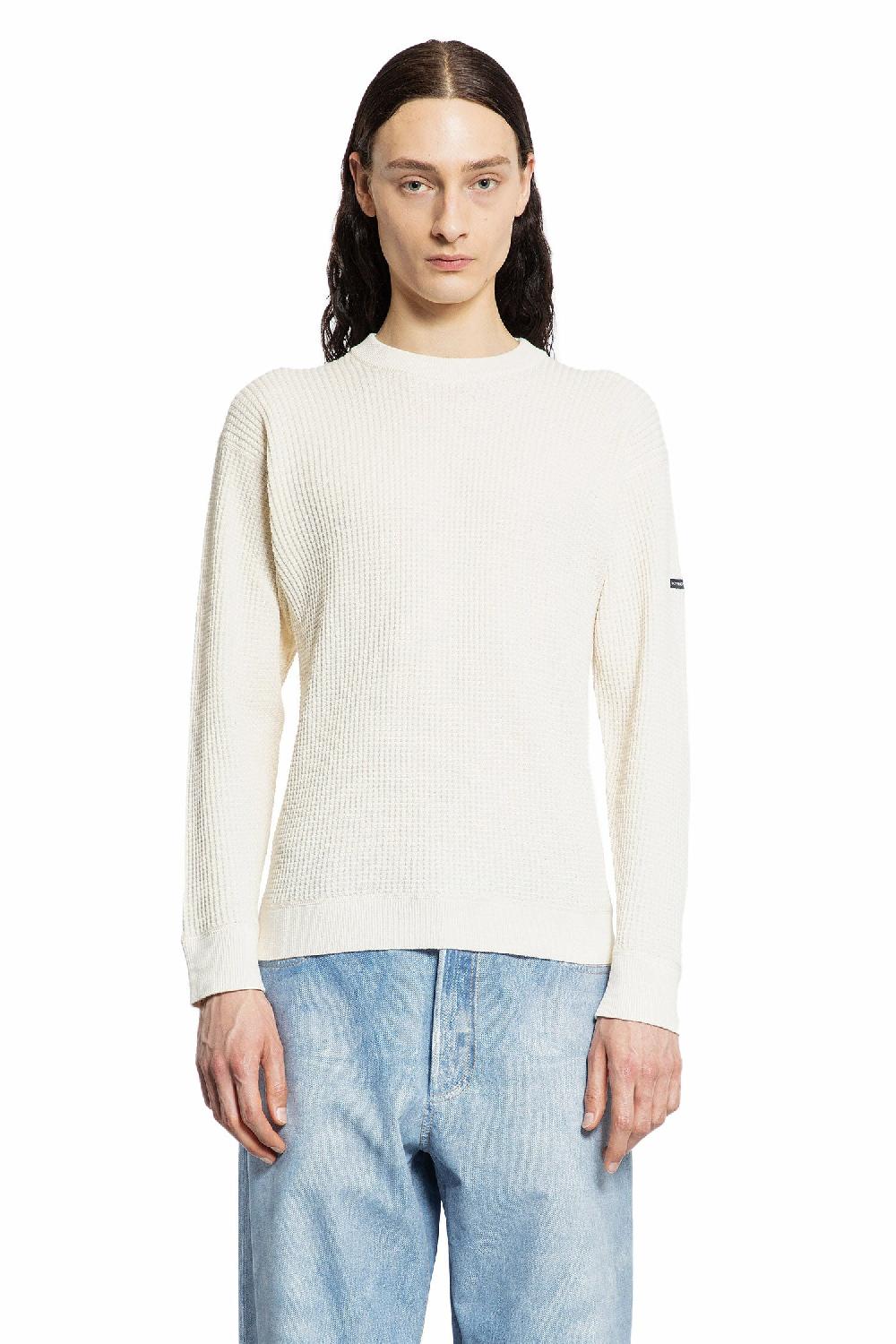 Antonioli BOTTEGA VENETA MAN OFF-WHITE KNITWEAR