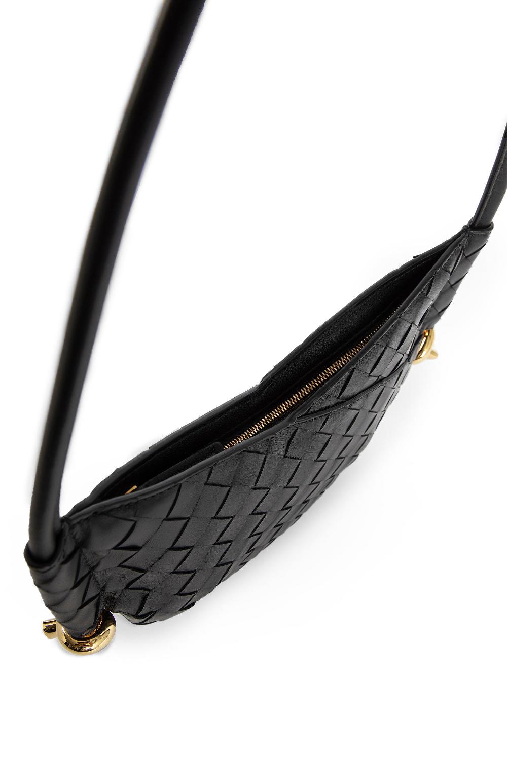 Antonioli BOTTEGA VENETA WOMAN BLACK SHOULDER BAGS