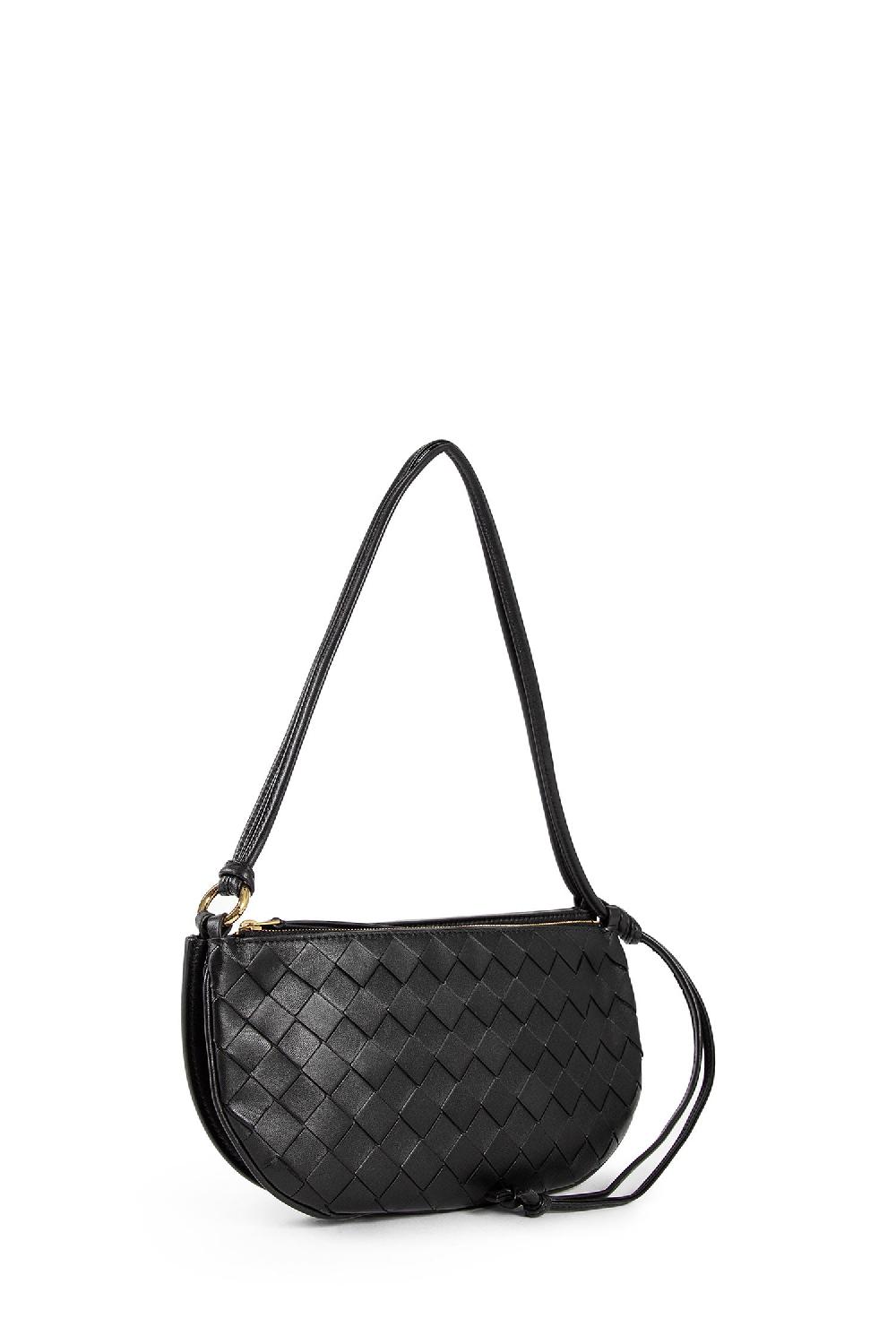 Antonioli BOTTEGA VENETA WOMAN BLACK SHOULDER BAGS