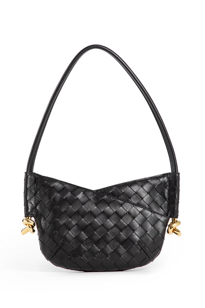 Antonioli BOTTEGA VENETA WOMAN BLACK SHOULDER BAGS