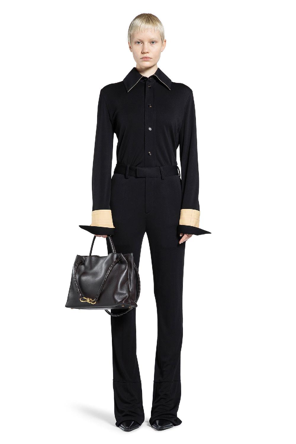 Antonioli BOTTEGA VENETA WOMAN BLACK TROUSERS