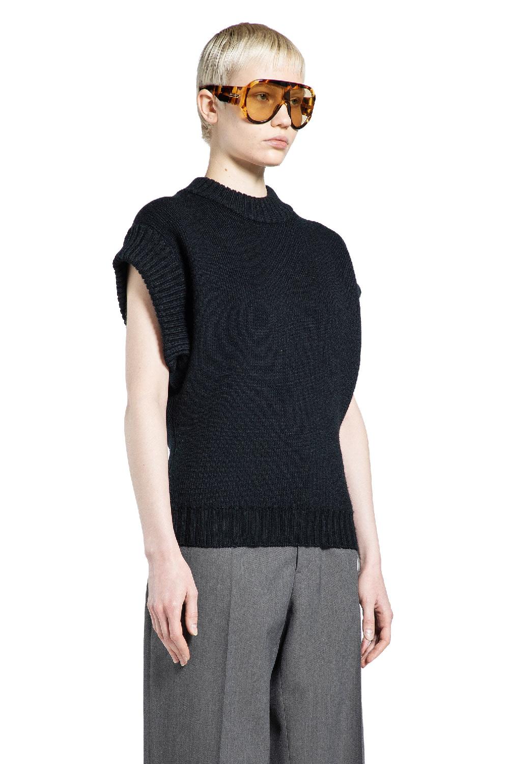 Antonioli BOTTEGA VENETA WOMAN BLACK VESTS